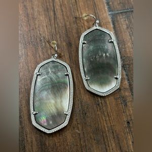 Kendra Scott drop oil slick pendant earrings